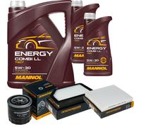 DENCKERMANN Controllo Set MANNOL Combi LL 5W-30 7L Per KIA Soul 1.6 GDi