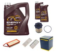 DENCKERMANN Controllo Set MANNOL Combi LL 5W-30 7L Per Mazda 2 1.4 MZR-CD