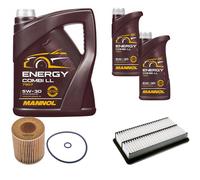 DENCKERMANN Controllo Set MANNOL Combi LL 5W-30 7L Per Mazda CX-7 2.3 MZR