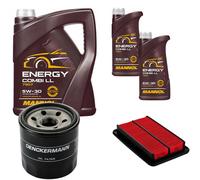 DENCKERMANN Controllo Set MANNOL Combi LL 5W-30 7L Per Mazda MX-5 II 1.6 16V
