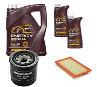 DENCKERMANN Controllo Set MANNOL Combi LL 5W-30 7L Per Mazda Premacy 2.0 TD