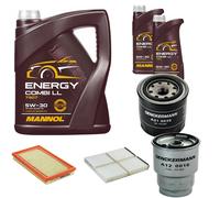 DENCKERMANN Controllo Set MANNOL Combi LL 5W-30 7L Per Mazda Premacy 2.0 TD