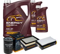 DENCKERMANN Controllo Set MANNOL Combi LL 5W-30 7L Per Mazda Tribute 2.0 4WD