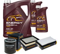 DENCKERMANN Controllo Set MANNOL Combi LL 5W-30 7L Per Mazda Tribute 3.0 V6