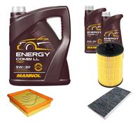 DENCKERMANN Controllo Set MANNOL Combi LL 5W-30 7L Per Mercedes A-Klasse