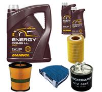 DENCKERMANN Controllo Set MANNOL Combi LL 5W-30 7L Per Mercedes C-Klasse
