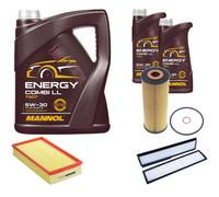 DENCKERMANN Controllo Set MANNOL Combi LL 5W-30 7L Per Mercedes E-Klasse