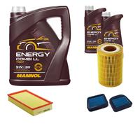 DENCKERMANN Controllo Set MANNOL Combi LL 5W-30 7L Per Mercedes E-Klasse
