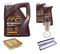 DENCKERMANN Controllo Set MANNOL Combi LL 5W-30 7L Per Mercedes E-Klasse