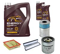 DENCKERMANN Controllo Set MANNOL Combi LL 5W-30 7L Per Mercedes E-Klasse
