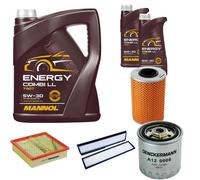 DENCKERMANN Controllo Set MANNOL Combi LL 5W-30 7L Per Mercedes E-Klasse