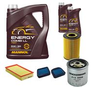 DENCKERMANN Controllo Set MANNOL Combi LL 5W-30 7L Per Mercedes E-Klasse