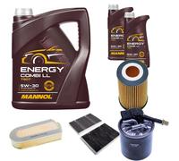 DENCKERMANN Controllo Set MANNOL Combi LL 5W-30 7L Per Mercedes S-Klasse