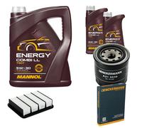 DENCKERMANN Controllo Set MANNOL Combi LL 5W-30 7L Per Mitsubishi Galant VI