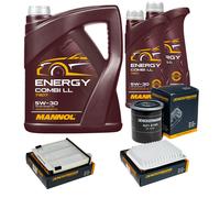 DENCKERMANN Controllo Set MANNOL Combi LL 5W-30 7L Per Mitsubishi Grandis