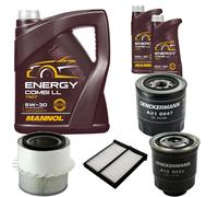 DENCKERMANN Controllo Set MANNOL Combi LL 5W-30 7L Per Mitsubishi L 200 2.5