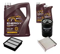 DENCKERMANN Controllo Set MANNOL Combi LL 5W-30 7L Per Mitsubishi Lancer VII