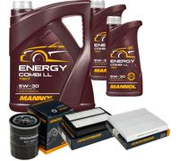 DENCKERMANN Controllo Set MANNOL Combi LL 5W-30 7L Per Mitsubishi Outlander