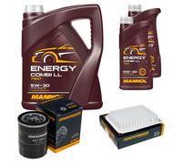 DENCKERMANN Controllo Set MANNOL Combi LL 5W-30 7L Per Mitsubishi Outlander