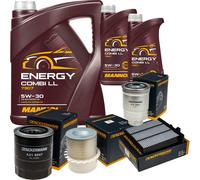 DENCKERMANN Controllo Set MANNOL Combi LL 5W-30 7L Per Mitsubishi Pajero