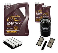 DENCKERMANN Controllo Set MANNOL Combi LL 5W-30 7L Per Mitsubishi Pajero