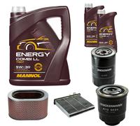 DENCKERMANN Controllo Set MANNOL Combi LL 5W-30 7L Per Mitsubishi Pajero II