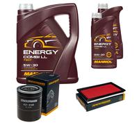 DENCKERMANN Controllo Set MANNOL Combi LL 5W-30 7L Per Nissan Laurel 2.8 D