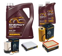 DENCKERMANN Controllo Set MANNOL Combi LL 5W-30 7L Per Nissan NP300 Navara