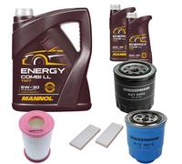 DENCKERMANN Controllo Set MANNOL Combi LL 5W-30 7L Per Nissan NP300 Pick-Up