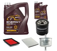 DENCKERMANN Controllo Set MANNOL Combi LL 5W-30 7L Per Nissan Primera 1.6