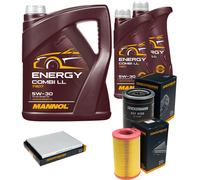 DENCKERMANN Controllo Set MANNOL Combi LL 5W-30 7L Per Nissan Terrano II 2.7
