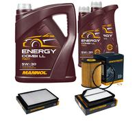 DENCKERMANN Controllo Set MANNOL Combi LL 5W-30 7L Per Opel Antara 2.0 CDTi