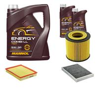 DENCKERMANN Controllo Set MANNOL Combi LL 5W-30 7L Per Opel Astra G Caravan