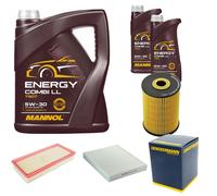DENCKERMANN Controllo Set MANNOL Combi LL 5W-30 7L Per Porsche Cayenne 3.6
