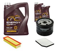DENCKERMANN Controllo Set MANNOL Combi LL 5W-30 7L Per Renault Laguna I 2.0