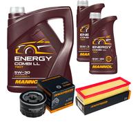 DENCKERMANN Controllo Set MANNOL Combi LL 5W-30 7L Per Renault Laguna I 2.0