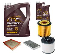 DENCKERMANN Controllo Set MANNOL Combi LL 5W-30 7L Per Saab 9-3 Cabriolet