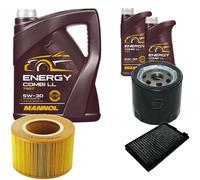 DENCKERMANN Controllo Set MANNOL Combi LL 5W-30 7L Per Saab 9-5 Kombi 2.0 T