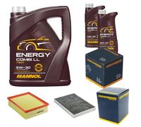 DENCKERMANN Controllo Set MANNOL Combi LL 5W-30 7L Per Seat Exeo ST 2.0 TDi