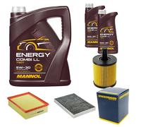 DENCKERMANN Controllo Set MANNOL Combi LL 5W-30 7L Per Seat Exeo ST 2.0 TDi