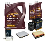 DENCKERMANN Controllo Set MANNOL Combi LL 5W-30 7L Per Seat Leon 1.6 16V
