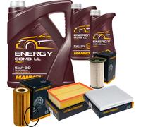 DENCKERMANN Controllo Set MANNOL Combi LL 5W-30 7L Per Skoda Kodiaq 2.0 TDi