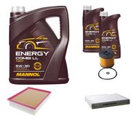 DENCKERMANN Controllo Set MANNOL Combi LL 5W-30 7L Per Skoda Rapid Spaceback