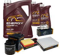 DENCKERMANN Controllo Set MANNOL Combi LL 5W-30 7L Per Skoda Roomster 1.6