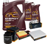 DENCKERMANN Controllo Set MANNOL Combi LL 5W-30 7L Per Skoda Roomster 1.6