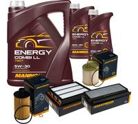 DENCKERMANN Controllo Set MANNOL Combi LL 5W-30 7L Per Ssangyong Rexton 2.2