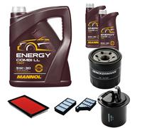 DENCKERMANN Controllo Set MANNOL Combi LL 5W-30 7L Per Subaru Forester 2.0
