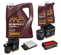 DENCKERMANN Controllo Set MANNOL Combi LL 5W-30 7L Per Subaru Forester 2.0