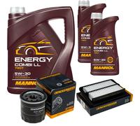 DENCKERMANN Controllo Set MANNOL Combi LL 5W-30 7L Per Suzuki Baleno 1.0 SX4