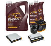 Denckermann Controllo Set mannol Combi Ll 5W-30 7L per Suzuki Swift V 1.4
